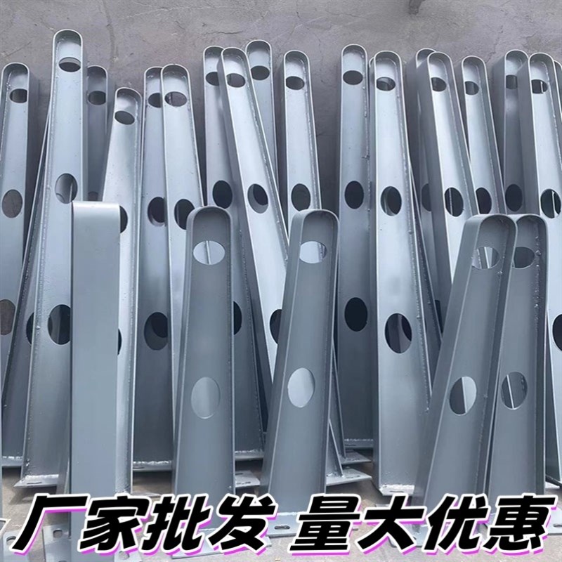 定制 满焊铁不锈钢雨棚钢梁牛腿支架H型K钢结构挑梁玻璃幕墙爪件