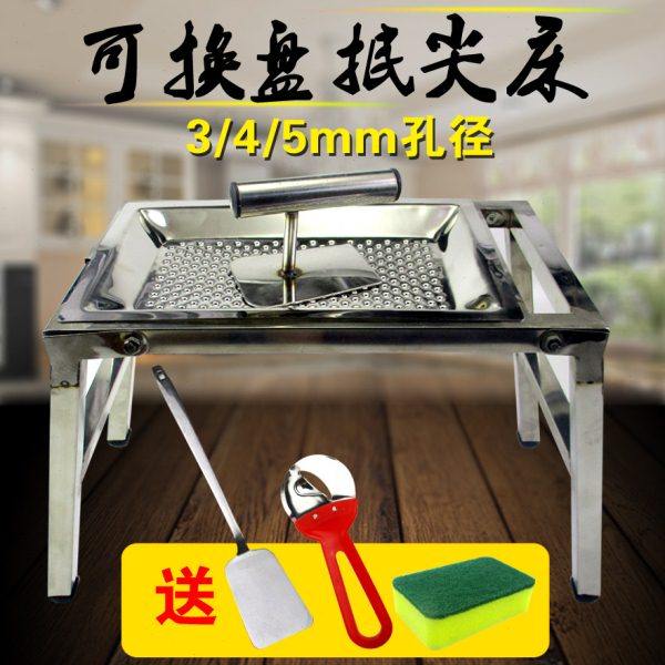 可折叠防翻锅抿尖床 抿格斗圪斗抿蝌蚪抿节儿抿曲床 抿豆面抿八股,厨房/烹饪用具,其它,淘宝优惠券,粉丝福利购,淘宝优惠卷