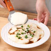 豆花勺老式 米饭瓢刮冰沙专用铲子 打豆腐脑专用工具不锈钢商用盛装