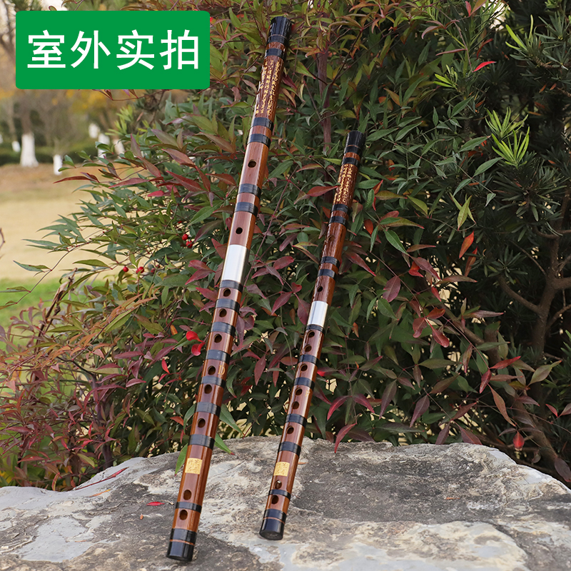 苦竹笛子精制演奏横笛曲笛梆笛大降BAC升CD降EEFG小A调低高音乐器