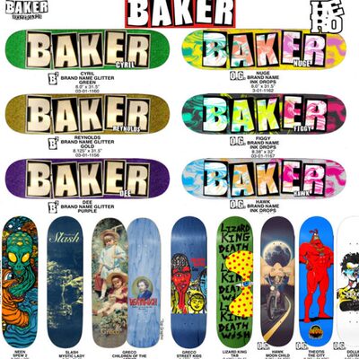 BAKER 多款式 多尺寸 专业滑板 板面 包砂 美国进口现货