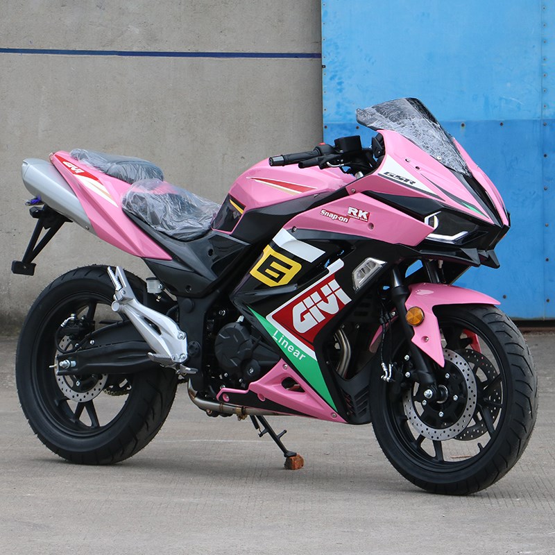 新款H2摩托车跑车 国四电喷400双缸大牛重机车公路趴赛整车可上牌