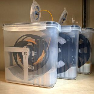 料密封罐4L3D打印机盘米桶双层1KG防潮干燥箱PLA耗材收纳盒密封圈