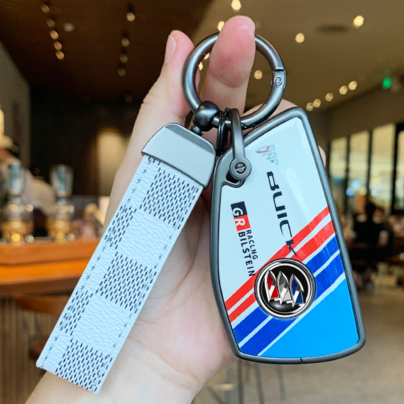 2023b款别克昂科威S/plus钥匙套23新款君越汽车专用潮流金属扣壳