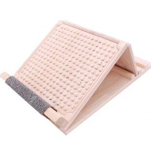 拉可折叠立站斜拉伸器小拉筋板踏板木质木实木头健身经抻筋神器腿