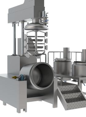 ZJR-250250L真空均质高剪切双向搅拌加热乳化机