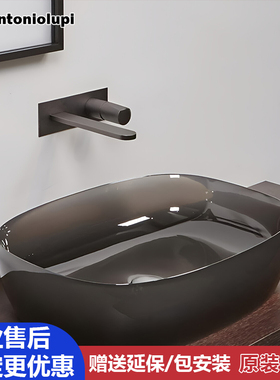 意大利AntonioLupi INDIGO入墙式面盆龙头ND200N白色石墨黑