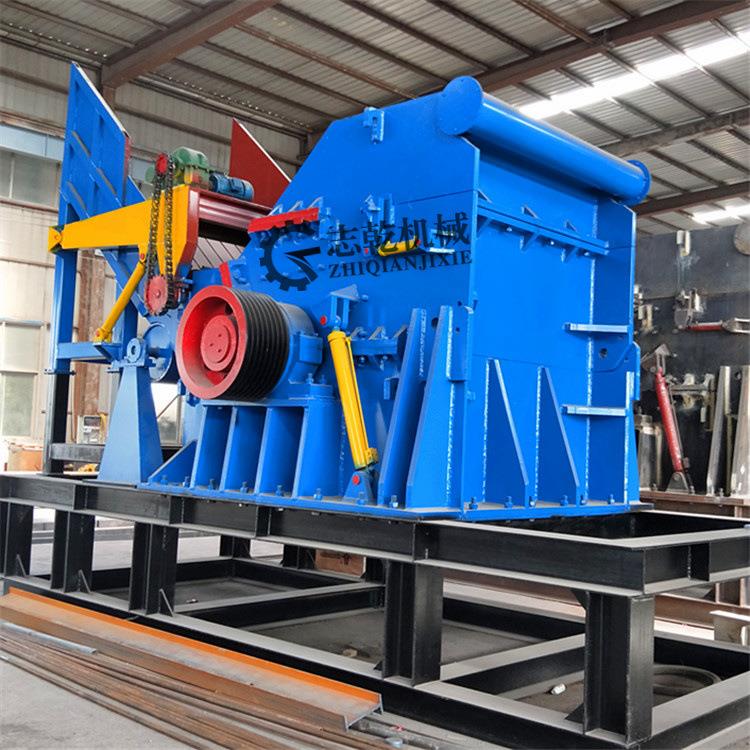 废铁废钢破碎机 1600型金属压块破碎设备 油漆桶彩钢瓦粉碎机