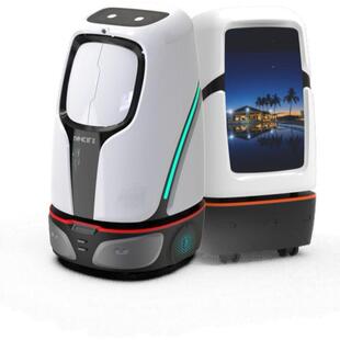 酒店送餐机器人智能宾馆服务机器人酒店外卖上楼