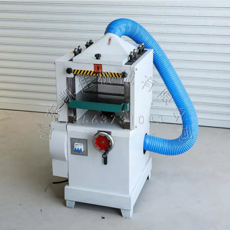 木工机械高速双面压刨机 三进两出自动刨木机 家具厂无尘压刨设备