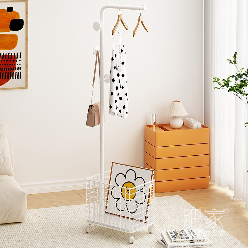 家用卧室b客厅角落墙角转角挂衣架轻奢高级铁艺衣帽架省空间MS359