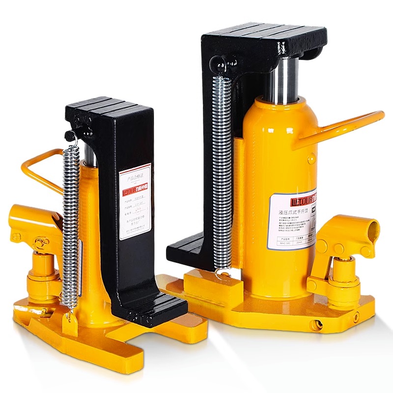 进口型爪式千斤顶液压o立式跨顶510203050油压低位重型起道机
