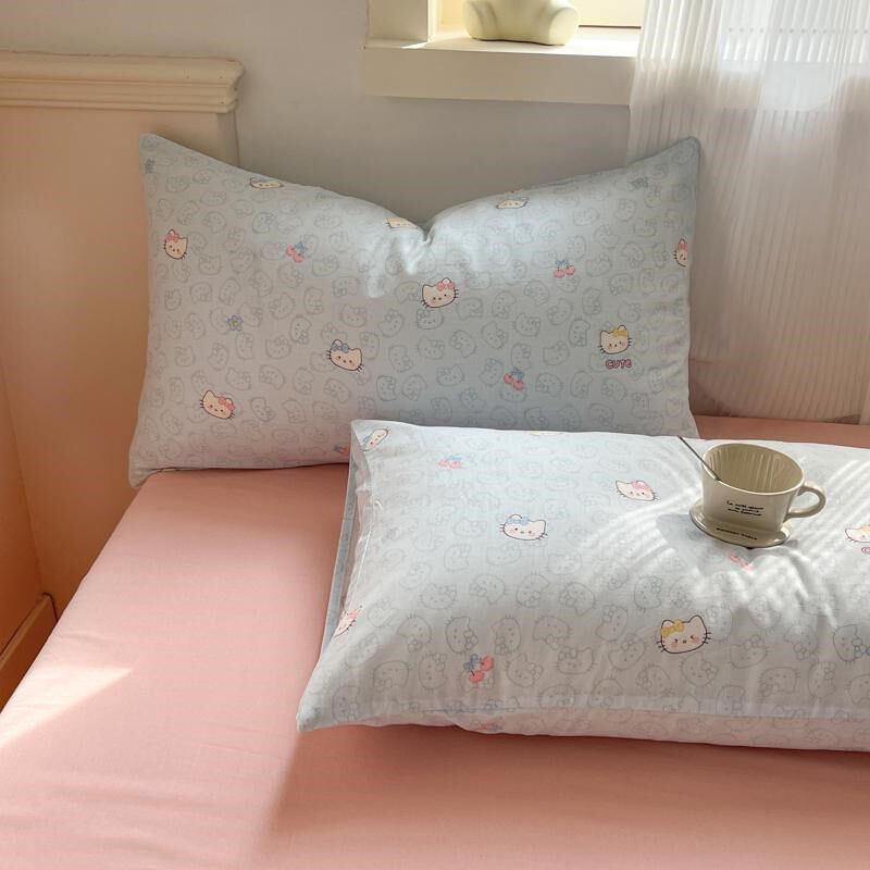 【商店】春夏卡通全棉双层纱四件套H学生小清新宿舍被套三件套