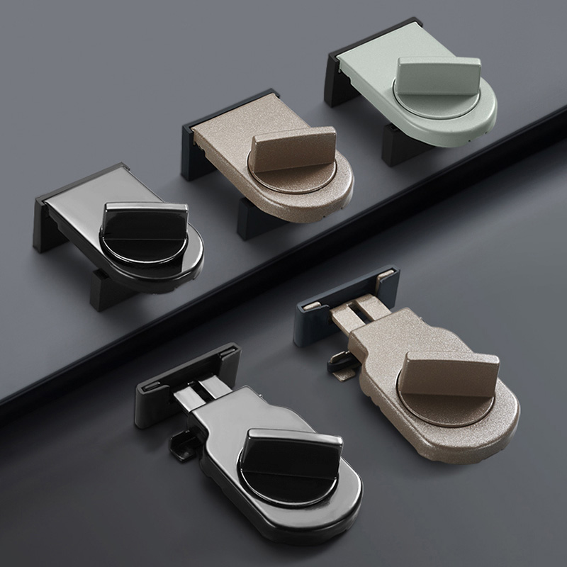 铝合金窗户锁扣纱窗固定卡扣推z拉窗限位器安全锁平开玻璃窗卡位