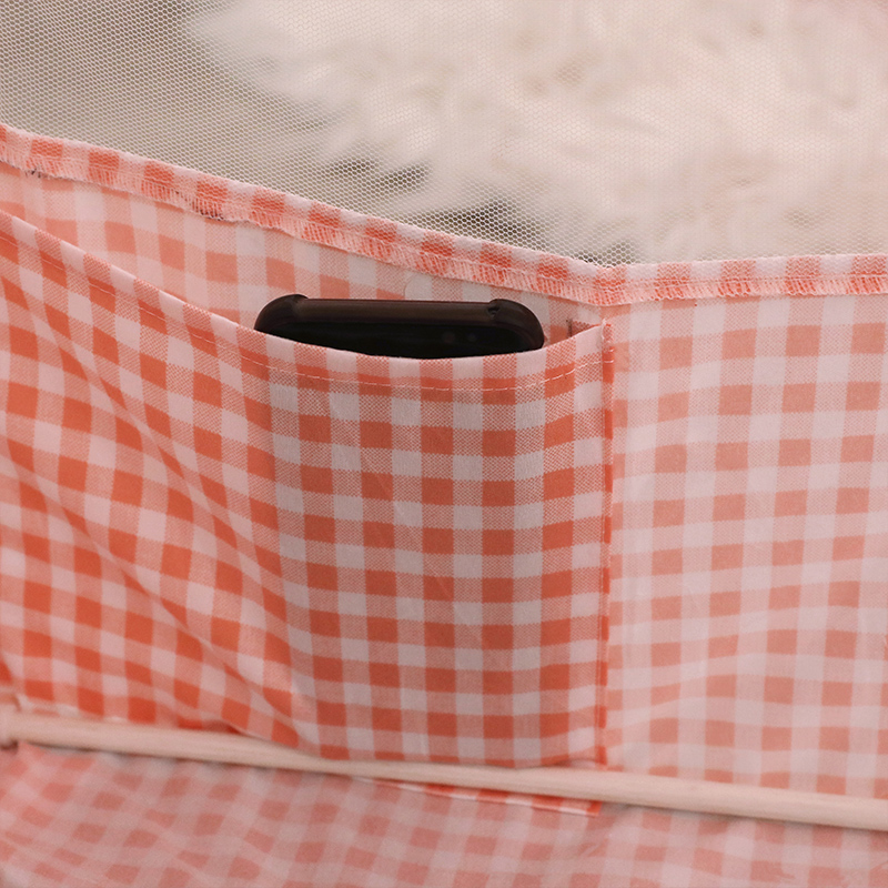 宿舍学生碎花床帘蚊帐遮光一体式拉链全封闭上铺T下铺女寝室带支