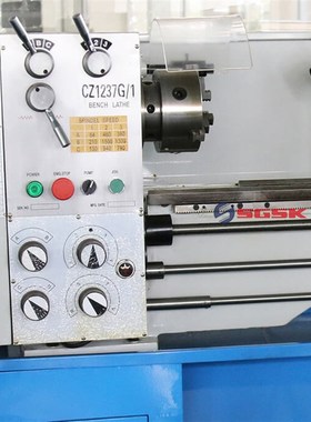 CZ1237G小型车床台式车床仪表车床家用小车W床金属小台车