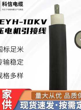 直供规格多样JFEYH-10KV高压电机引接线电缆阻燃耐油