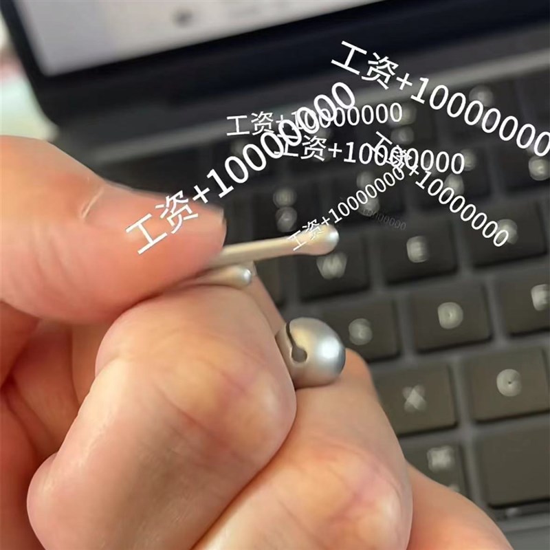 木鱼戒指敲敲攒i功德解压上班摸鱼解闷清冷感个性百搭指环2024新