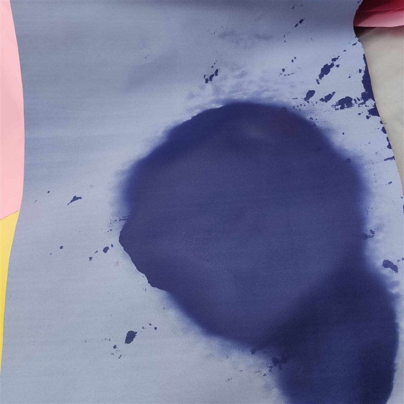 遇水变色布 色丁布 白变蓝 白变红 涤纶布K 感光变色布 感温变色