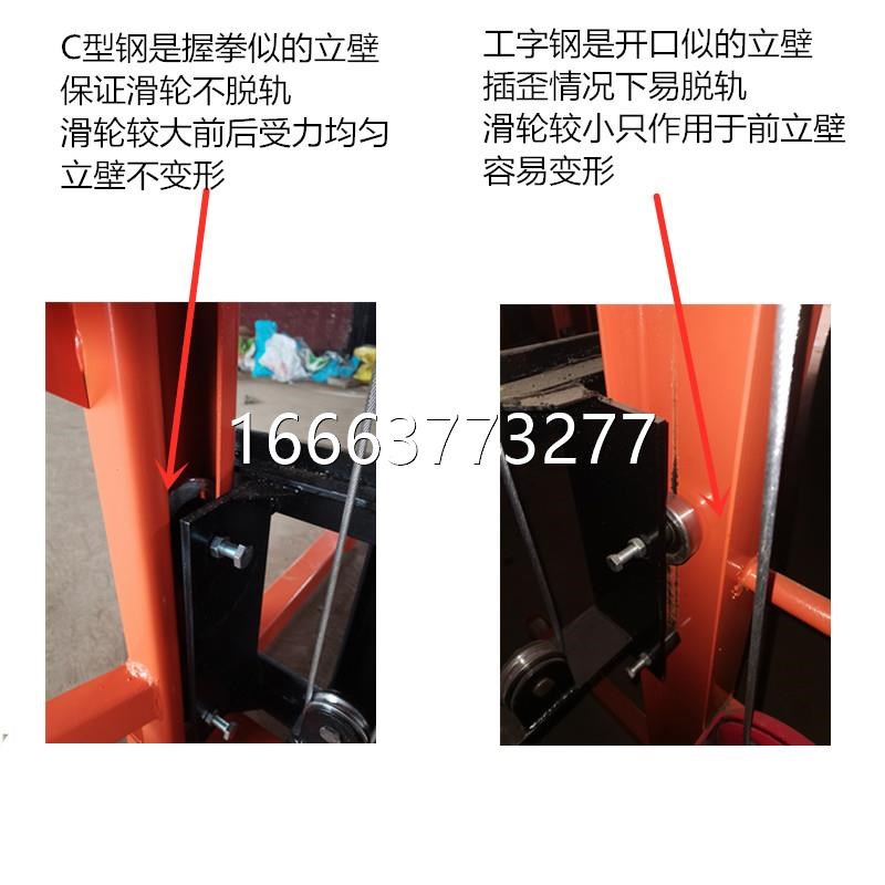 小型手动液压叉车电动堆高装卸搬运升降推J车2吨1吨托盘车油压升