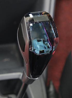 汽车改装水晶换档头排档杆波棍头自动挡排挡头LED感应夜光档把头