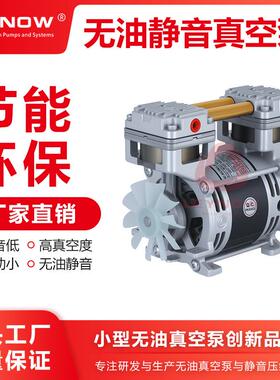 LP200V无油真空泵低噪音负压抽气泵小型活塞式实验室微型真空泵
