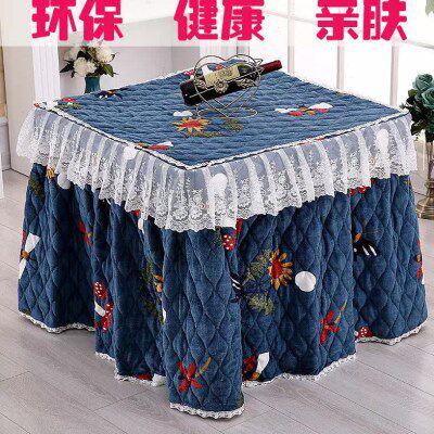 新款电炉罩加厚烤火罩电烤炉套罩正方形烤火被烤火桌布罩冬季家用