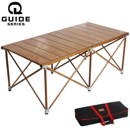 步林GuideSeries户外折叠桌腿部可升降桌铝合金野餐桌露营蛋卷桌