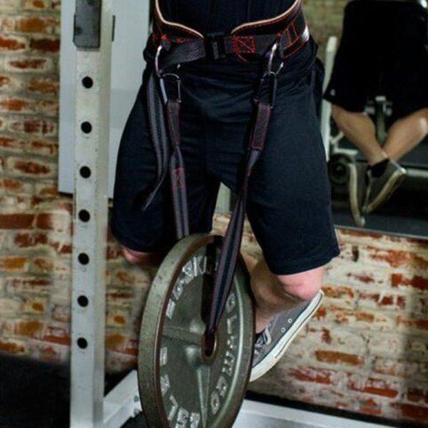 劳拉之星负重腰带引体向上杠铃片牛皮健身腰带多功能力量训练男女