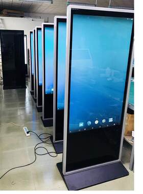 现货43寸55寸l立式红外触摸一体机外壳套料