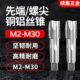 全磨制螺纹攻丝高速钢HSS铜铝用先端螺尖机用丝锥丝攻M2 M24通孔