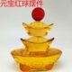 饰品大小金元 宝摆件家居装 宝琉璃礼品厂家现货 黄水晶元 新款