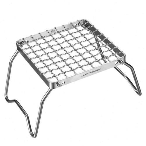 柯曼迷你炉架户外炉具防风支架野餐锅具加长防倒架不锈钢折叠烤网