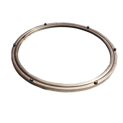 火锅钢化玻璃转盘底座不锈钢餐桌轴承酒店圆桌面转芯器旋转轨道厚