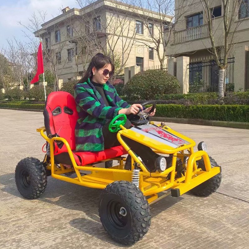 小型儿童迷你越野全地形车沙滩车四轮摩托车电动娱乐卡丁车出租