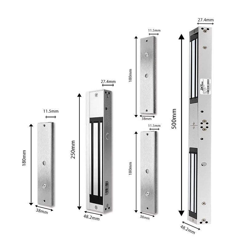 ZKTeco/CL-280S单门磁力锁双门磁力锁电磁锁信号反馈门禁锁智能