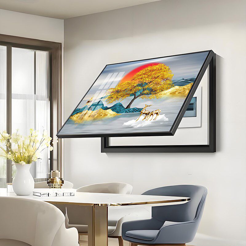 创意装饰画电表箱客厅家用遮瑕疵电闸开关箱免打孔挂墙电源配电箱