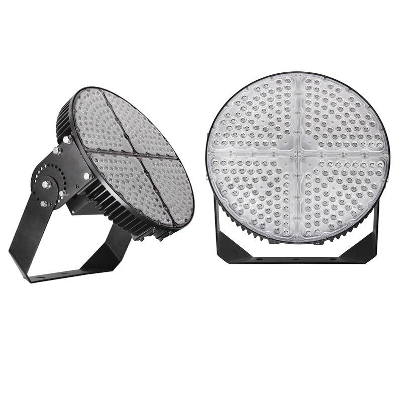 供应新款黑500WLED大功率投光灯外壳套件泛光灯5050贴片146LM/W