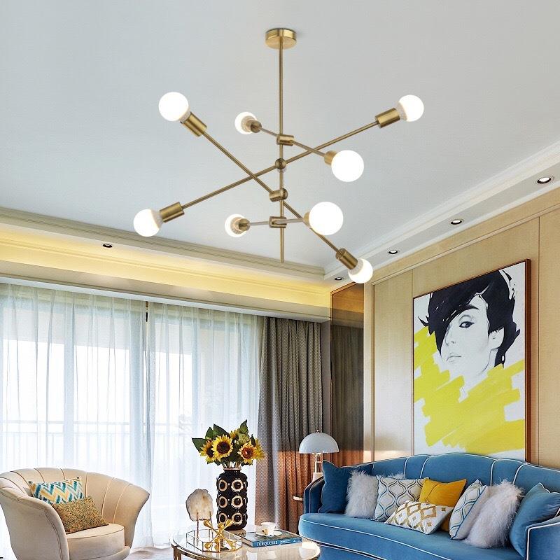 北欧客厅灯具后现代简约设计师造型灯饰个性创意卧室餐厅led吊灯