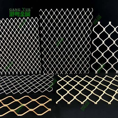 广东美格网现货铝合金材质筛网菱形孔防护网简易阳台窗户防盗铝网