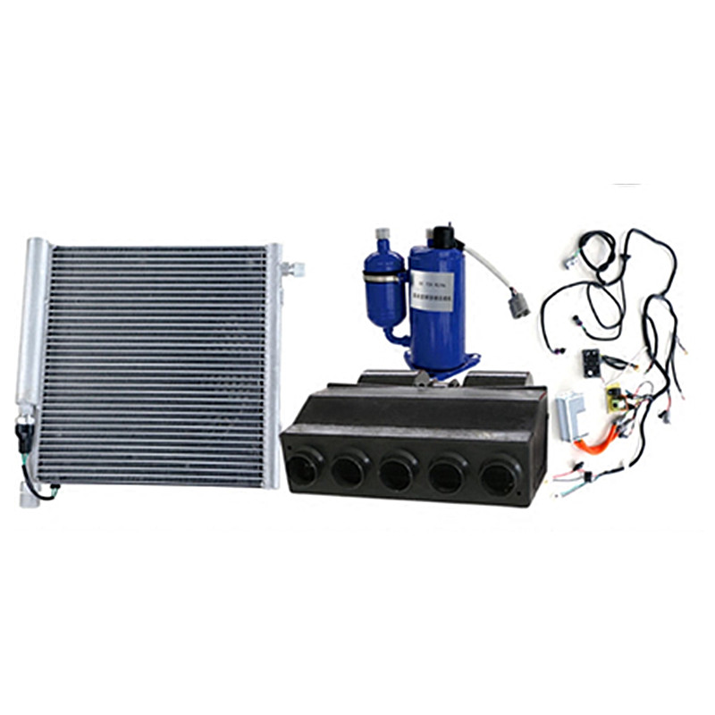 新能源低速电动汽车老步车冷暖空调三轮四轮车48vT60v72v制冷