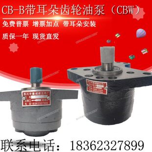 B63 B50带耳朵齿轮油泵CBW b25 40双耳泵R B16