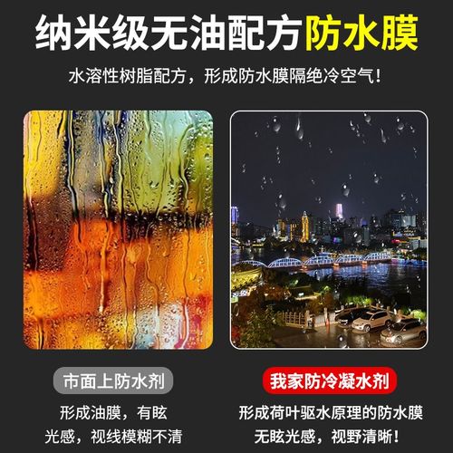 窗户玻璃防冷凝水k剂淌水冬天室内窗户台车窗镜子防雾剂神除雾器%