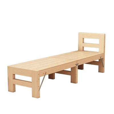 儿童床带护栏婴儿大床折叠实木床加E拼小床神器宝宝加宽床拼接床