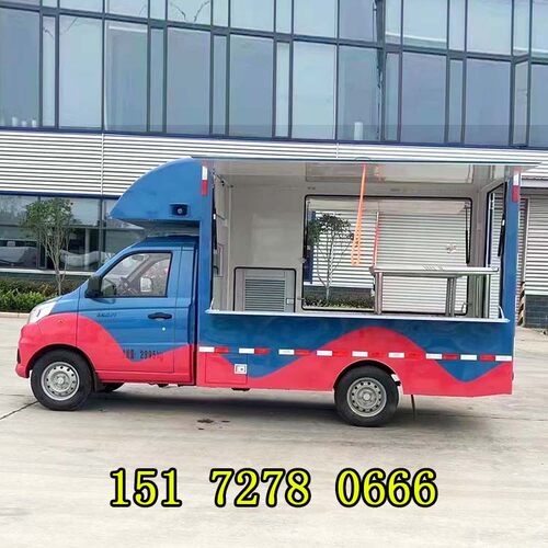 国六福田售货车 餐车甜点车饮品售货车 移动小吃车 移动美食车