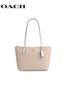 COACH/蔻驰女士托特包Fiona24新款印花Tote购物袋手提单肩包CBT18