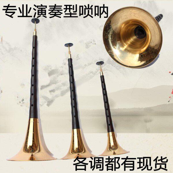 专业演奏 精品乌木唢呐大G/A/降B/C/D/E小F调式齐全 喇叭 专业哨
