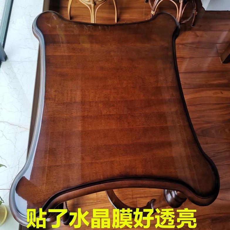 8m9水晶膜实木家具膜餐桌茶几烤漆家具透明保护膜三层晶刚家