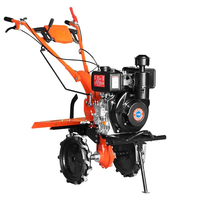 直传柴油微耕机山地旋耕机多功能C型家用耕地机新式耕田机农用机