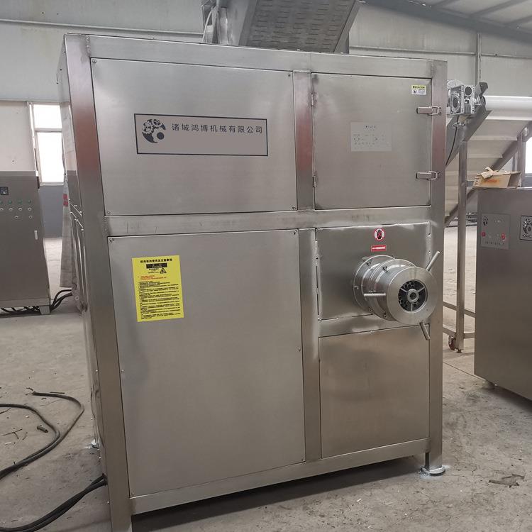 鱼皮大型破碎绞肉机厂家商用牛羊肉撕碎设备自动破绞一体机